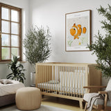 Børne Navneplakat med klovnfisk