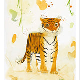 Børne Navneplakat med tiger