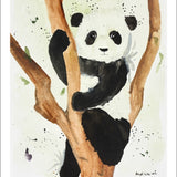 Børne Navneplakat med panda